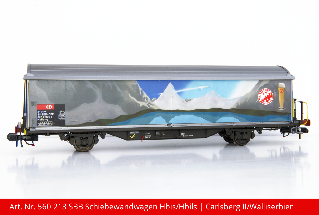 SBB Schiebewandwagen Hbis/Hbils | Betriebsnummer.21 RIV 85 SBB-CFF 237 0 338-5