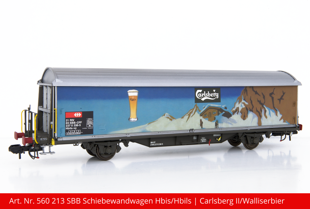 SBB Schiebewandwagen Hbis/Hbils | Betriebsnummer.21 RIV 85 SBB-CFF 237 0 338-5