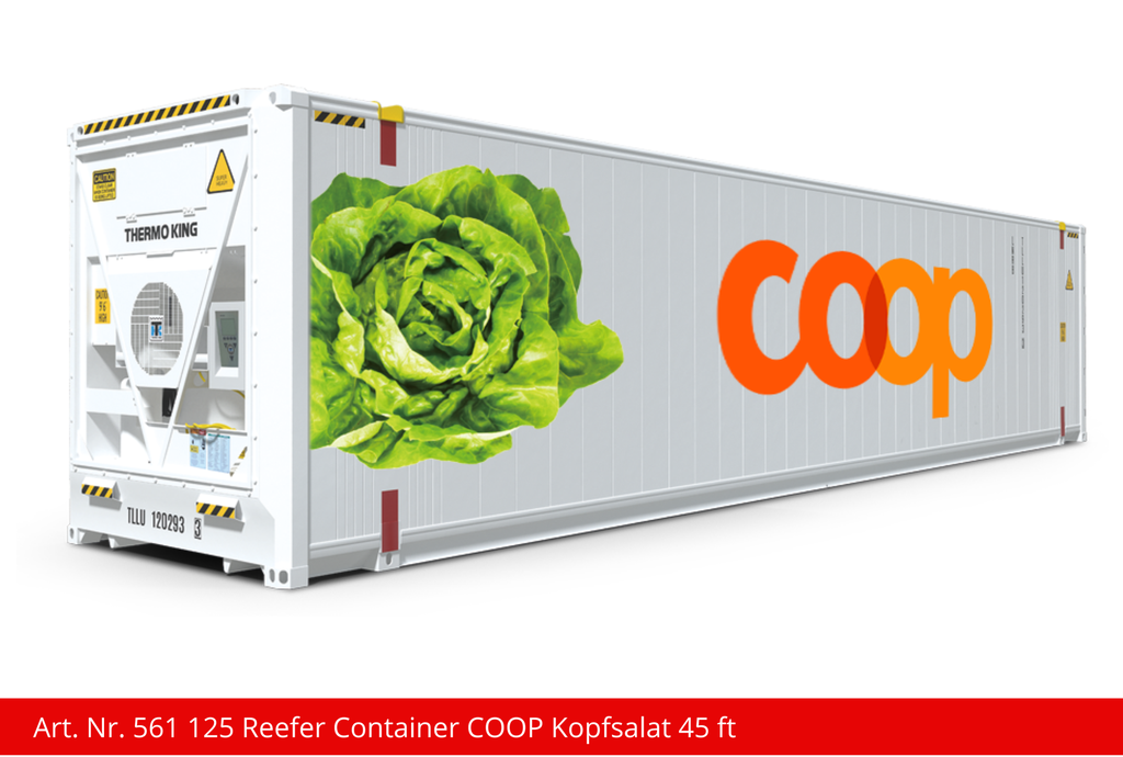 Reefer Container COOP Kopfsalat 45 ft