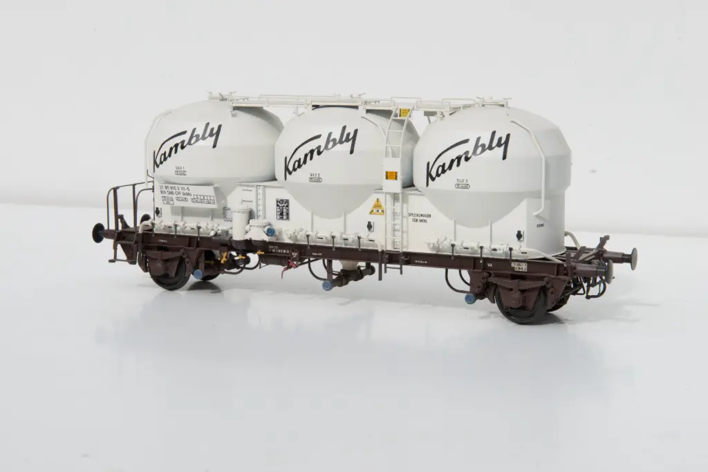 SBB 3-Kammer Silowagen Uckks Spur1  