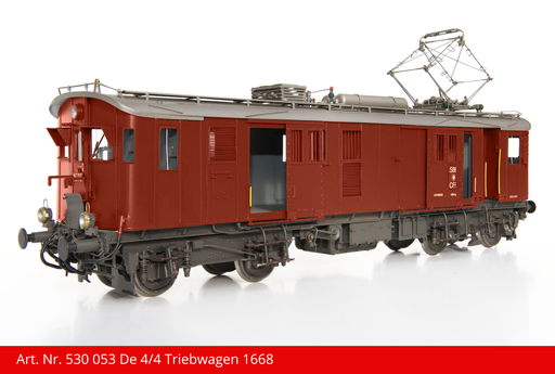 [530 053] SBB Gepäcktriebwagen De 4/4  1668