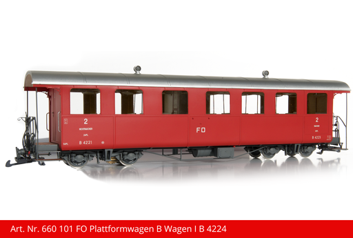 [660 101] FO Plattformwagen B Wagen | B 4221