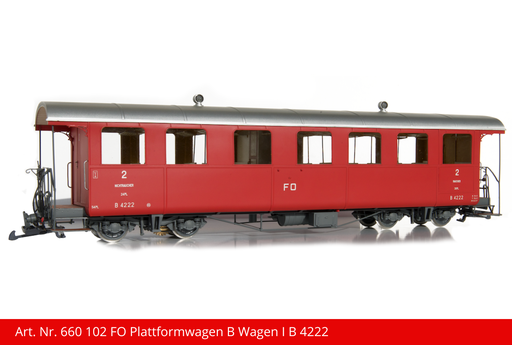[660 102] FO Plattformwagen B Wagen | B 4222
