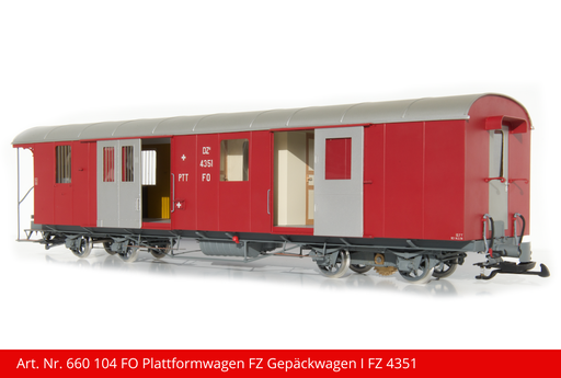 [660 104] FO Plattformwagen FZ Gepäckwagen | FZ 4351