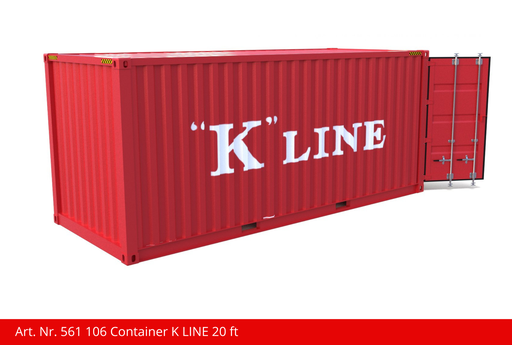 [561 106] Container K LINE 20 ft