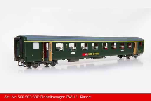 [560 503] SBB Einheitswagen EW II new 1. Klasse