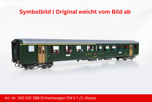 [560 505] SBB Einheitswagen EW II new 1./2. Klasse
