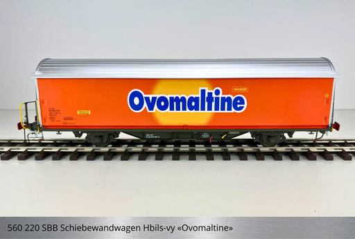 [560 220] SBB Schiebewandwagen Hbis/Hbils «Ovomaltine»