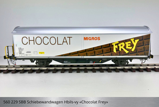 [560 229] SBB Schiebewandwagen Hbis/Hbils «Chocolat Frey»