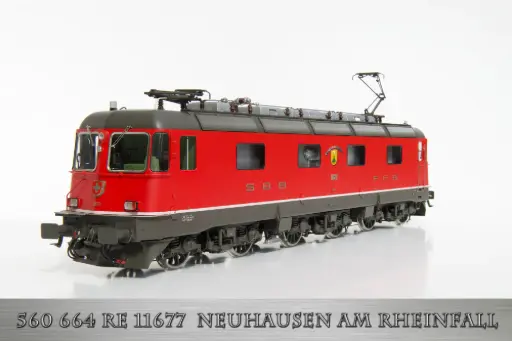 [560 664] SBB Re 6/6 Elektrolokomotive NEUHAUSEN AM RHEINFALL Spur1  